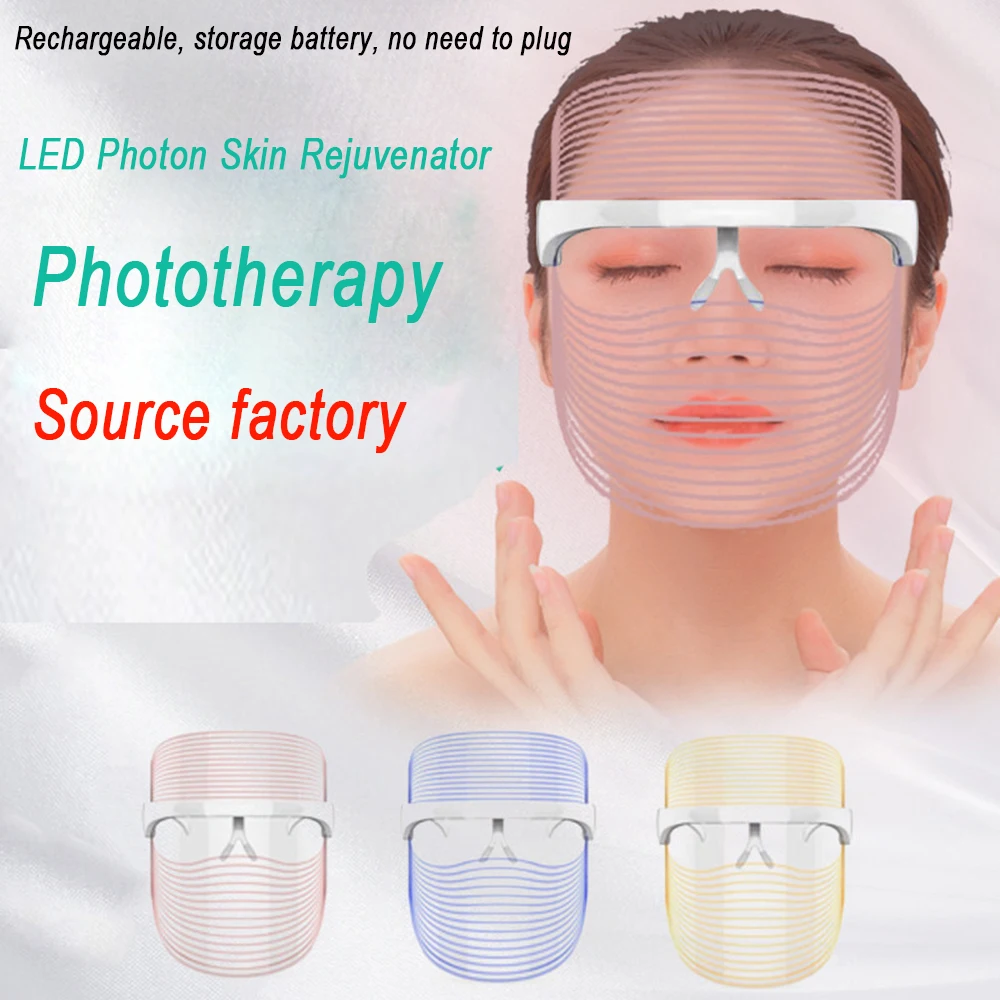 

Wakeforyou Mask Meter Led Mask Beauty Instrument Photon Skin Rejuvenation Mask Led Spectrometer Color Beauty Mask Instrument