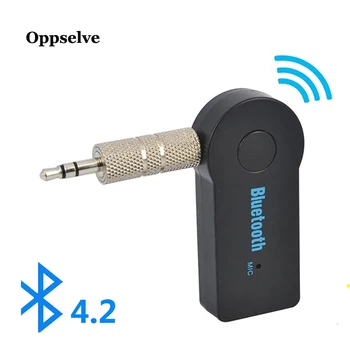 

Bluetooth V4.2 Adapter Wireless Transmitter Receiver 3.5mm Stereo Audio Sound Music Receiving for Home TV PC Headphones Speakers