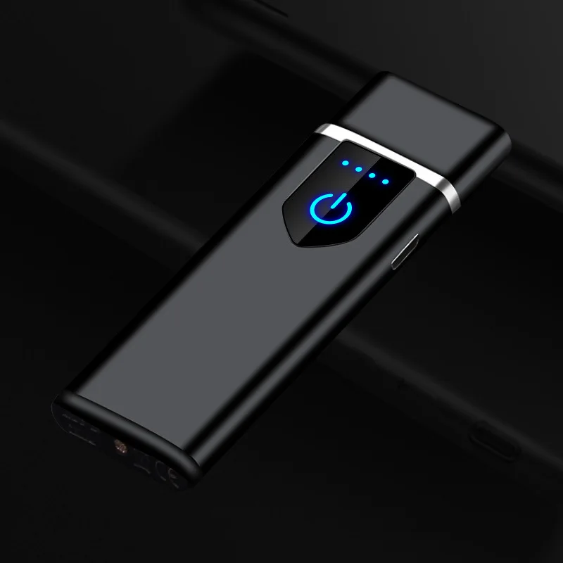 Сенсорная перезаряжаемая электрическая зажигалка USB с защитой от отпечатков