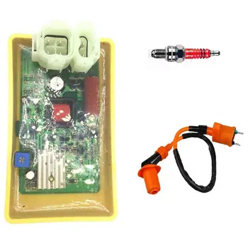 

6 Pin Cdi Adjustable Dc Performance Plug Coil For Gy6 50Cc 250Cc Scooter Moped Atv Part Motorcycle Accessory