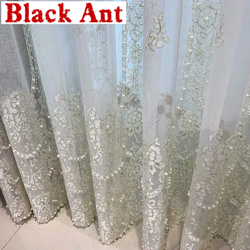 Tulle Clothe Window Curtains European Elegant Style Ceiling Installations Decors