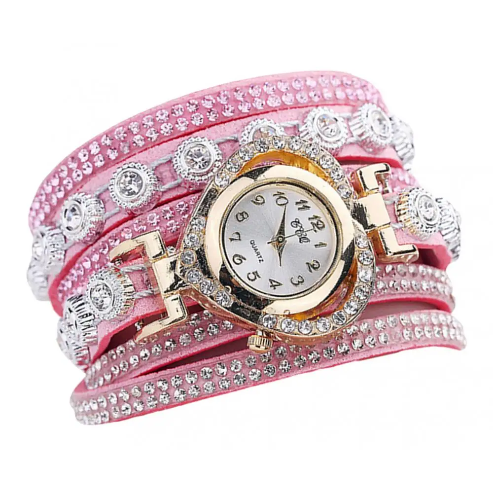 Women Luxury Rhinestone Bracelet Wristwatch Ladies Multilayer Analog Watch Women Luxury Rhinestone Bracelet Wristwatch Ladies Multilayer Analog Watch