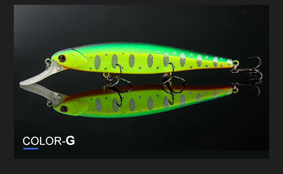 Приманка тяжелая приманка медленная Тонущая Mino Lure Long Shot стиль 14,5 см 16,5 г лазерное покрытие