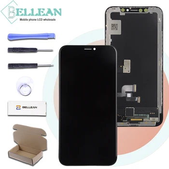 

Catteny Promotion 5.8Inch Display For Iphone X Lcd Screen With Touch Panel Glass Digitizer Assembly Free Shipping With Tools