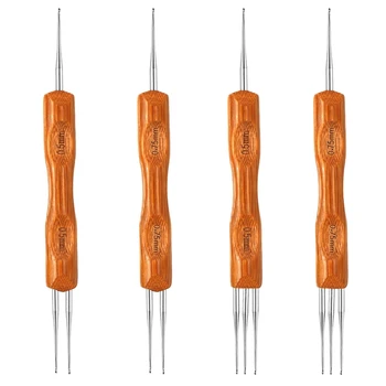 

Crochet Hair Tools Kit,Dreadlocks Crochet Hook for Hair,Double-Ended Crochet Hook for Hair Dreadlock Hook Tool