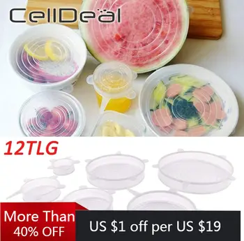 

Silicone Stretch Cover Made Of High-quality Food-grade Silicone Material Environmentally Friendly Non-toxic Durable Leak-proof