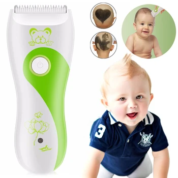 

Rechargeable Electric Baby Hair Cutter Kids Hair Trimmer Waterproof Powerful Infant Professional USB Hairdressing Tool