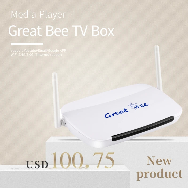 Great ee 2021 google популярная исследовательская ТВ-приставка great bee с новейшей
