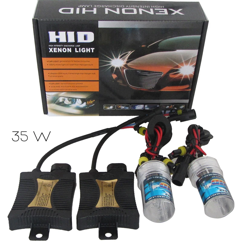 35 Вт/55 Вт Xenon HID комплект преобразования фар или лампы H1 H3 H7 H11 9005 9006 - Испускаемый цвет: 35W