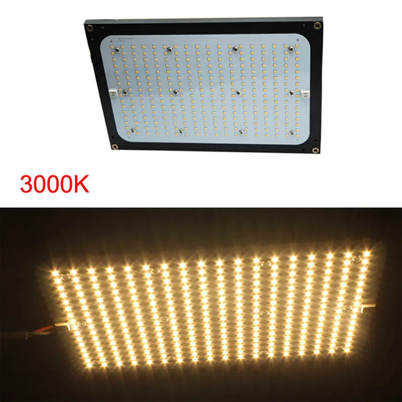 3000K Наборы квантовой платы 301B 3000 K/3000 K+ 660nm 288pcs светодиодный PCB board 120W с алюминиевым радиатором - Цвет: 3000K