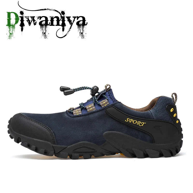 Diwaniya мужские треккинговые ботинки спортивные черный зеленый Zapatillas