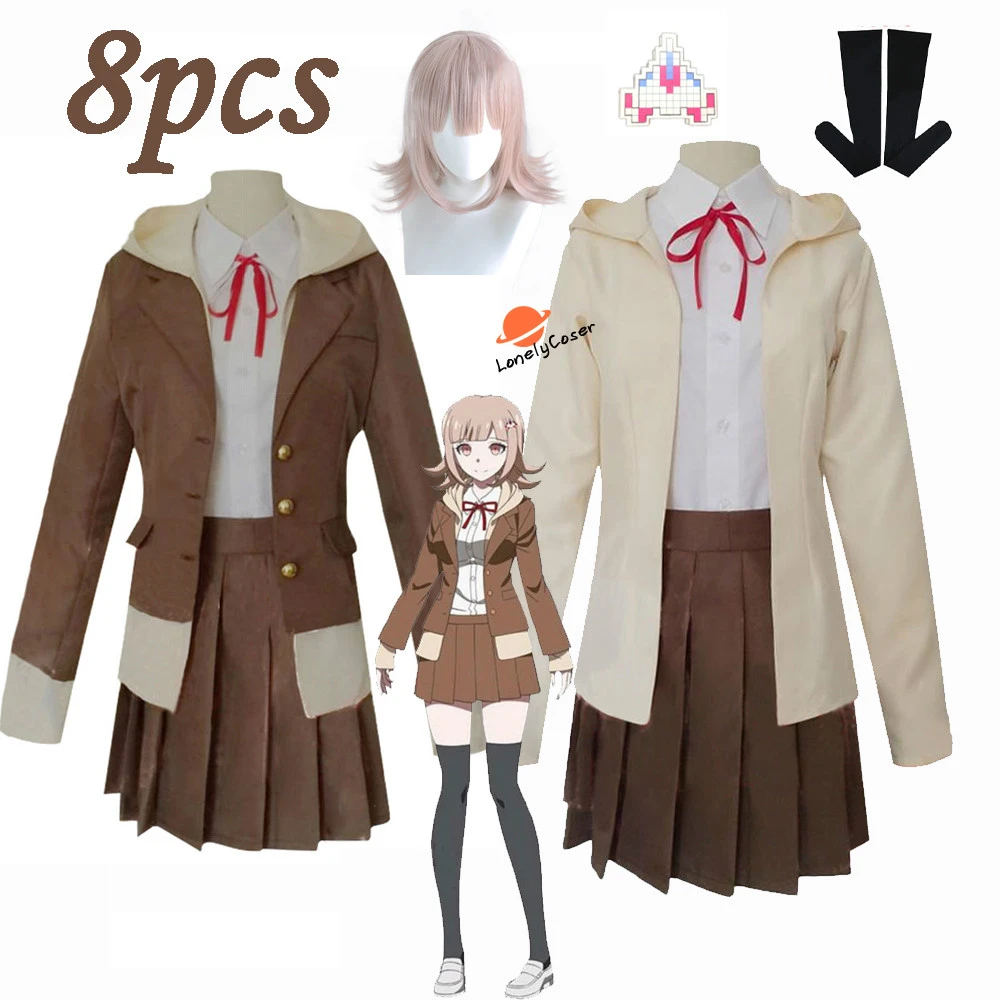 Danganronpa Nanami Chiaki Disfraz De Cosplay Con Capucha Danganronpa Nanami Chiaki Disfraz De Cosplay Con Capucha