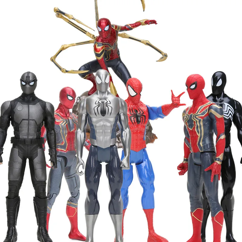 

Avengers Super Hero Spiderman Homecoming Action Figures PVC Iron Spider Man Figure Collectible Model Toys