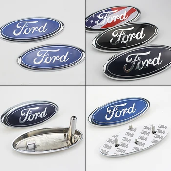 

Fashion Fords F150 Explorers Fords Front Leading Mark Front Leading Mark Front Face Grille Car Logo Front and Back Standard Mach