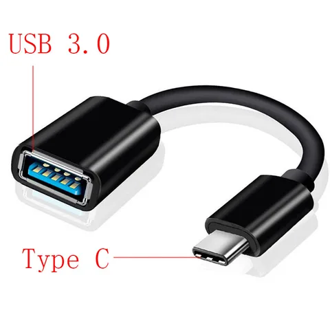 OTG Adapter Cable For Huawei Honor 9 + Xiaomi Mi 9 Android MacBook Mouse Gamepad Tablet PC Type C OTG USB Cable