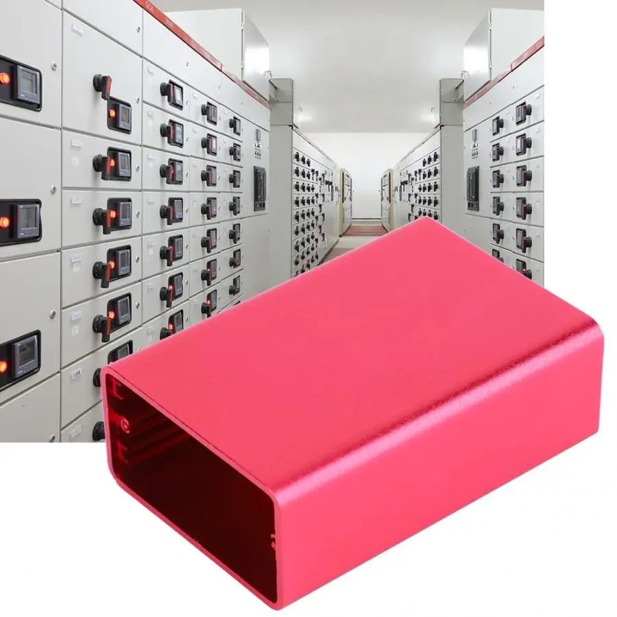 

DIY Aluminum Box Printed Circuit Board Instrument Aluminum Cooling Box DIY Electronic Project Enclosure Case