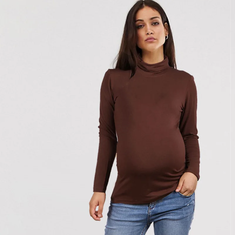 ^Cheap Moederschap Jurken Voor Fotoshoot Lente Herfst Mid-Size Plus Size Modale Zwangere Vrouwen Tops Warme Kleding Dieptepunt t-shirts ^Cheap Moederschap Jurken Voor Fotoshoot Lente Herfst Mid-Size Plus Size Modale Zwangere Vrouwen Tops Warme Kleding Dieptepunt t-shirts