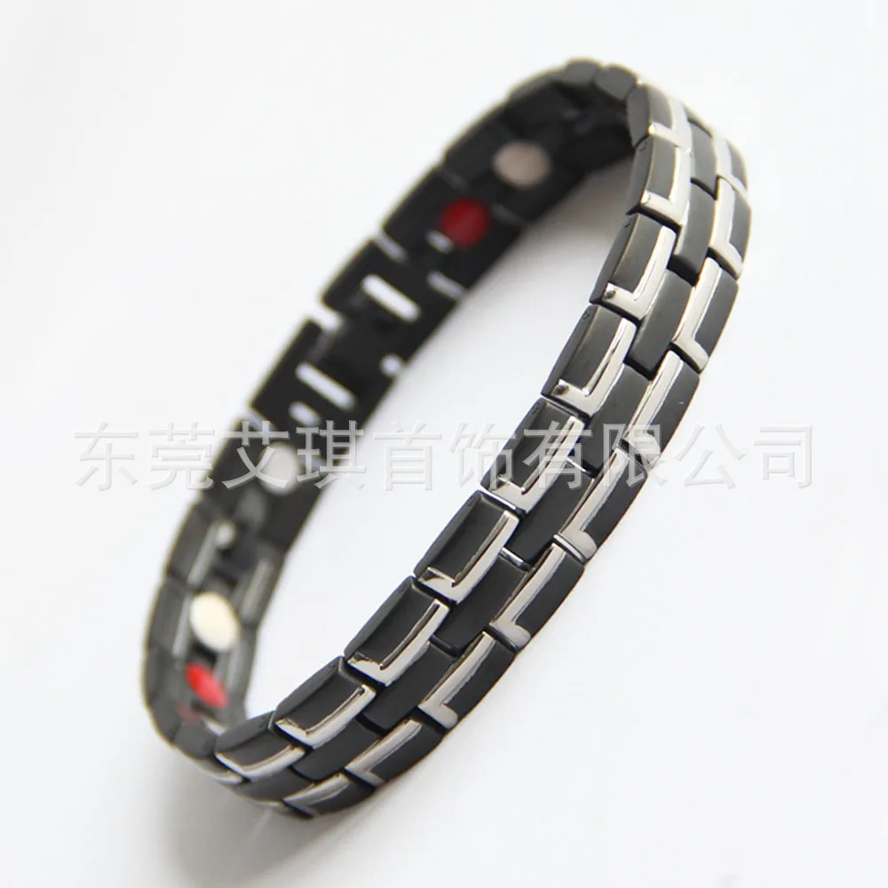 

Pure Titanium Magnet Bracelets Four-in-One Negative Ion Magnetic Bracelets Hot Selling Pure Titanium Bracelets