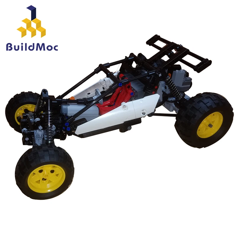 

Buildmoc 1812 PF Buggy Technic Remote Control Terrain Off Road Climbing Truck Car Fit Building Blocks Bricks Children Toy Gift