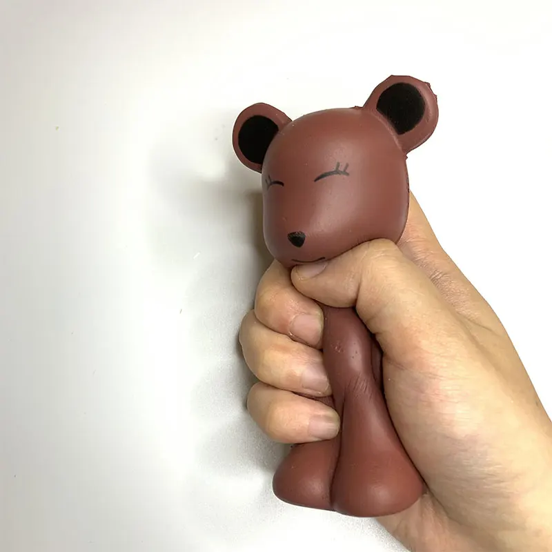 Kawaii маленький Медвежонок мягкий Jumbo Squeeze мягкий восхитительный Единорог медленно поднимающийся Squeeze Ароматизированная антистрессовая игрушка для ребенка