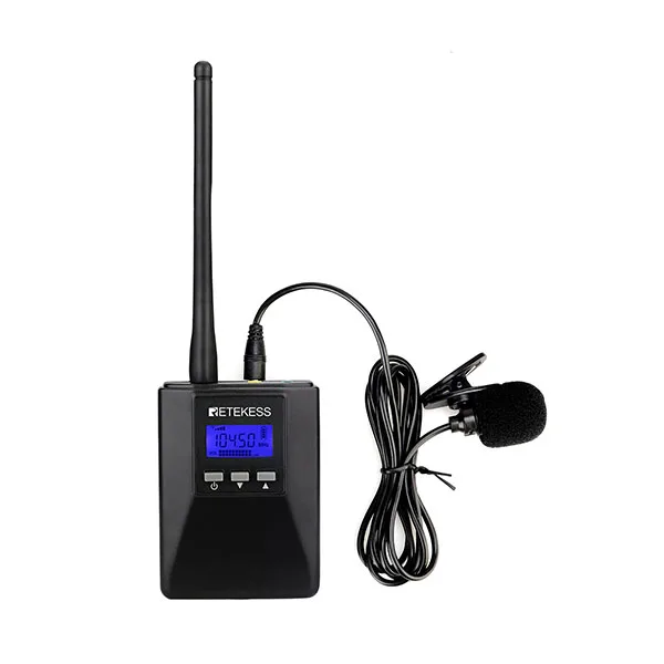 Retekess TR506 FM Transmitter + 5Pcs PR13 FM Radio Receiver Wireless Tour Guide System For Guiding Church Conference Training