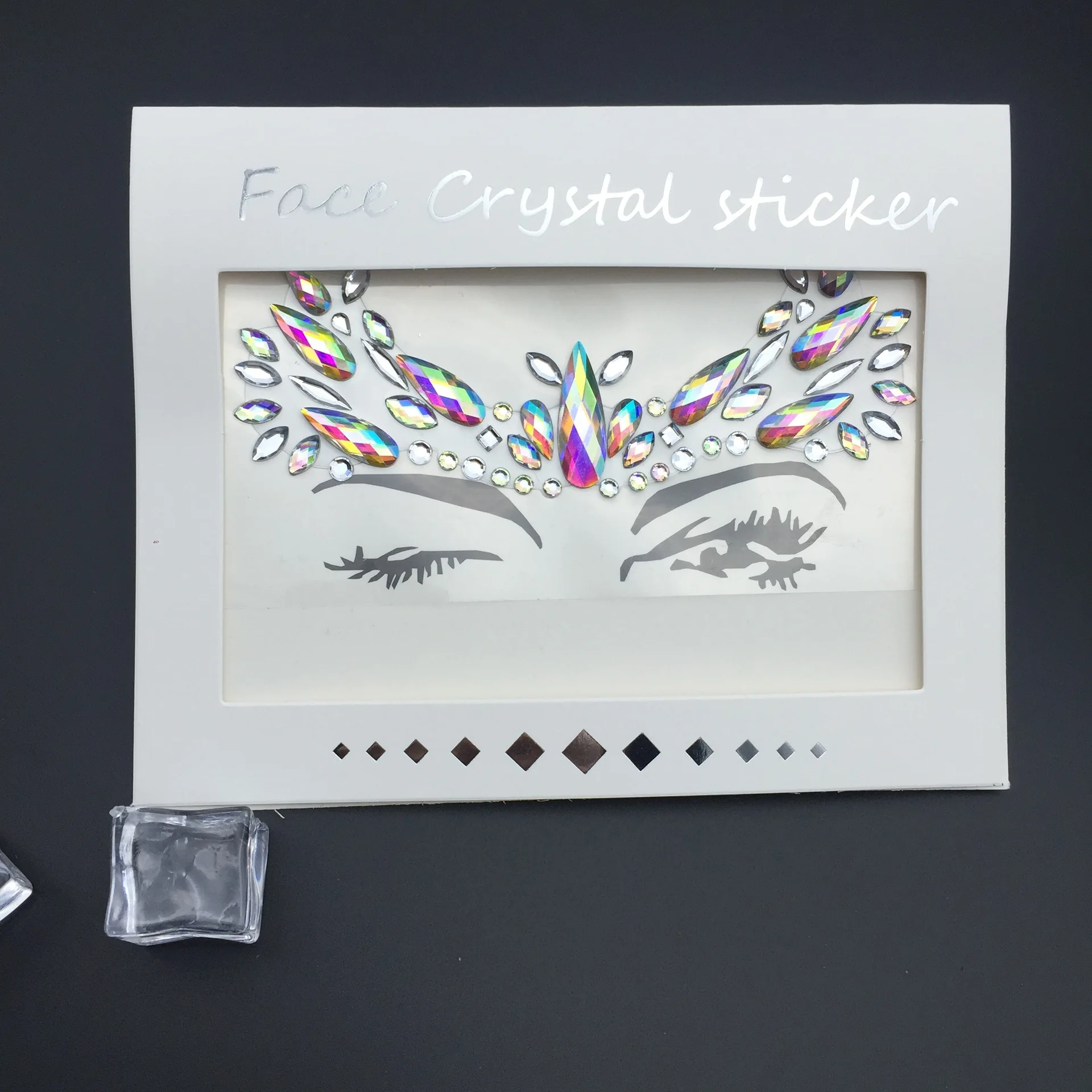 1018 Temporary Rhinestone Glitter Tattoo Stickers Party Gems Body Jewels Temporary Face Flash Makeup Jewels Tattoos Fake Festival - Цвет: 1018