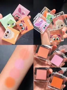 

Brand New Angry Birds Co-branded Limited-edition Monochrome Blush 4 Colors New Soft Silky Delicate Fitting Skin Face Cosmetics