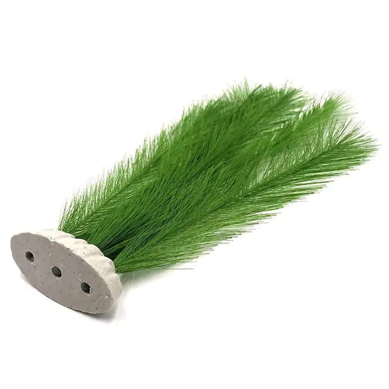 

Aquarium Decorations Fish Tank Artificial Green Water Plants Made Of Silk Fabrics Plastic, Non-Toxic And Safe For All Fish And P