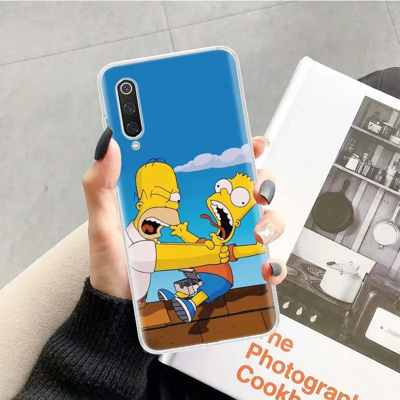 TR185-1 Мультифильм «Симпсоны чехол для спортивной камеры Xiao mi Red mi Note 7 8 Pro 8A 7A 5 5A 6A 4X S2 K20 mi 5X6X9 8 CC9 F1 мягкий термополиуретановый чехол для телефона из термополиуретана - Цвет: TR185-1