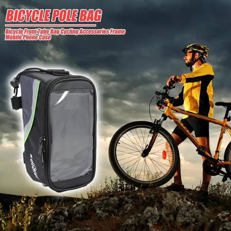 MTB велосипедный руль, сумки для мобильных телефонов, велосипедная Рама, передняя головка, верхняя труба, сумки