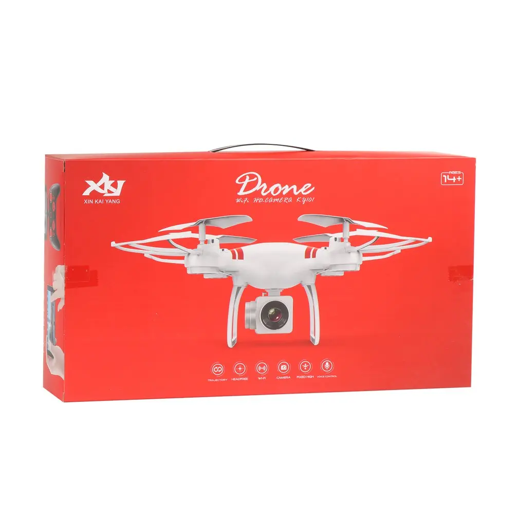 Дрон KY101D 4K RC вертолет с HD wifi FPV 16MP камера 2,4G 4 оси RC Квадрокоптеры дроны 22 минуты долгий Летающий Дрон