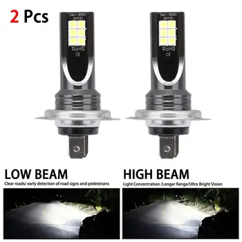

2Pcs H7 80W 10000Lm LED Car Headlight Conversion Globes Bulbs Beam Super Bright White Beam 6000K DC 9-32V Car Modeling