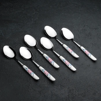 

A set of table spoons "May", h = 19 cm, 6 pieces