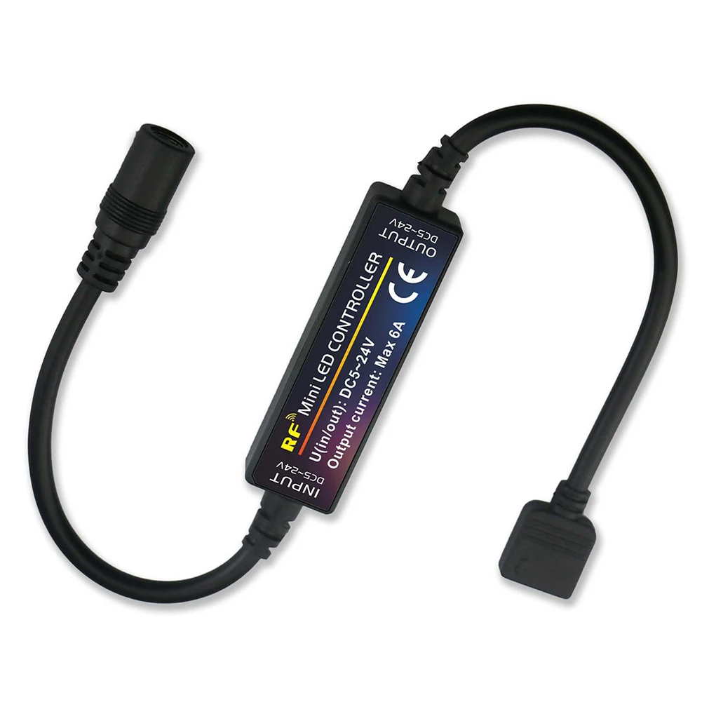Домашний мини-DC5-24V, меняющий цвет, с дистанционным управлением, вечерние светильник, лента, беспроводная Светодиодная лента RGBW, управление, Лер, 28 ключей, пластик, черный, RF