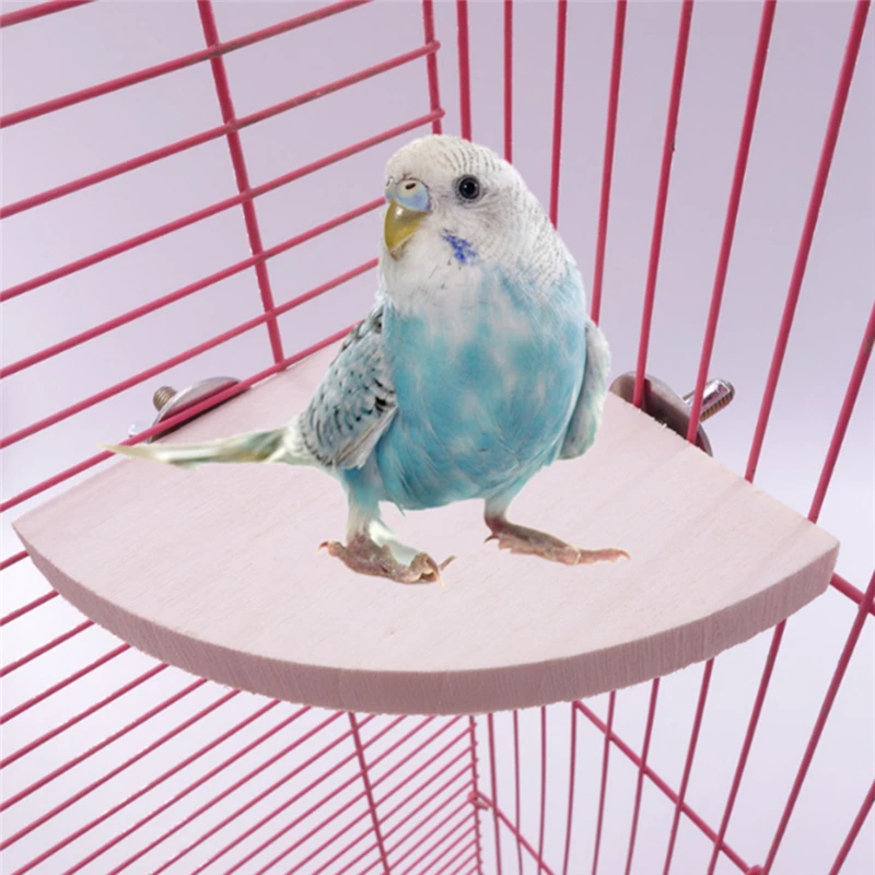 Питомец Птица Попугай деревянная платформа кронштейн стойка игрушка хомяк вентилятор ветка для птичьей клетки игрушки товары для домашних животных