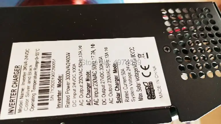 В Мощность печатная плата/Материнская плата печатная плата для PS-3KVA 24Vdc для 230Vac В переменного тока, 50/60 Гц солнечный гибридный инвертор для ремонта Мощность доска