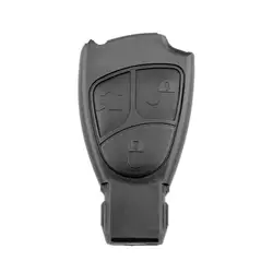 Coque de clé de voiture 2 boutons/3 boutons, en ABS, étui de remplacement pour Mercedes Benz W203, W211, W204, noir 