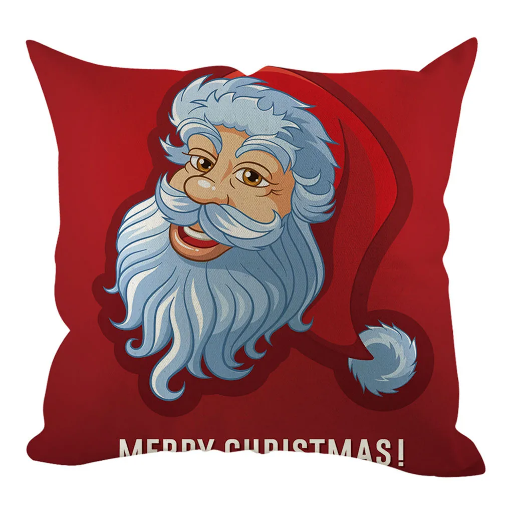 Рождественская наволочка диван для оформления дома Наволочки Housse de cussin cojines наволочка Kussenhoes новая наволочка - Цвет: D