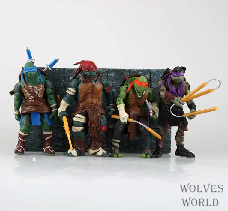 Diffuse Will аниме Tmnt2012 версия 4-Мобильный Черепашки-ниндзя фигурка модель гаража комплект