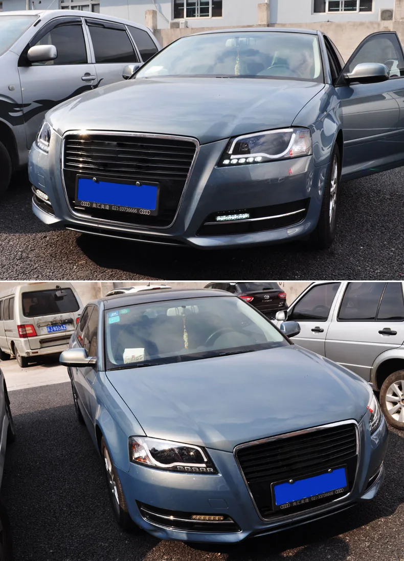 DY_L автомобильный Стайлинг для Audi A3 фары 2008 2010 2011 2012 светодиодный фара Биксеноновая головная лампа светодиодный DRL Автомобильные фары