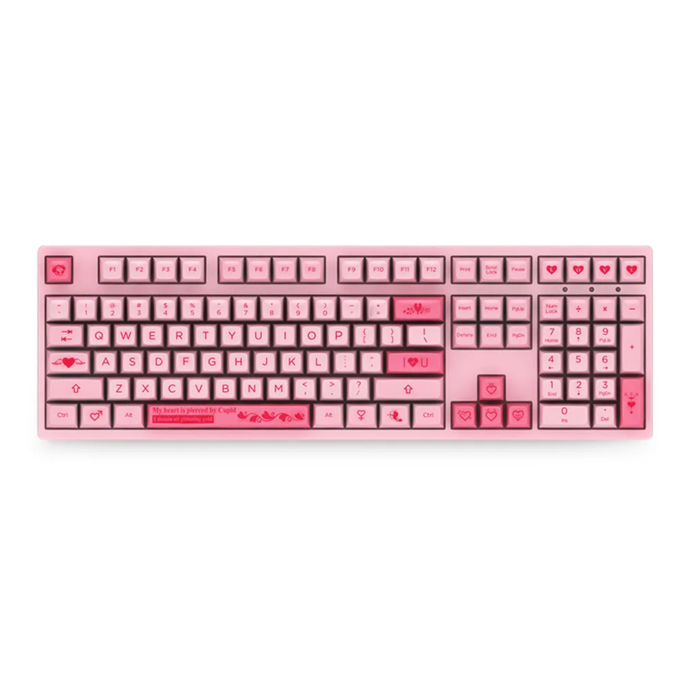 Akko 3108 V2 Проводная Механическая клавиатура usb type-C игровые клавиатуры 108 клавиш с 9 дополнительными клавишами DIY макет розовая девушка
