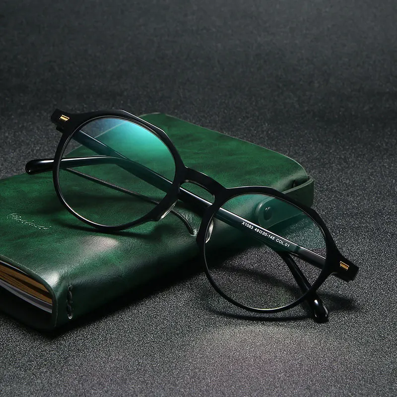 Мужские и женские ацетатные очки Reven Jate Модные оптические в оправе 1083 | Аксессуары