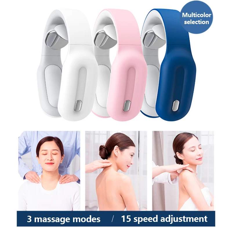 

Smart Electric Neck and Shoulder Massager Low Frequency Magnetic Therapy Pulse Pain Relief Tool USB Health Care Relaxation