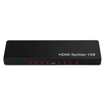 

HDMI Splitter 1x8 Video Adapter V1.4 1080P60 1 in 8 out 8 Ports for Capture card to connect PS4 XBOX Series or Nintendo Switch