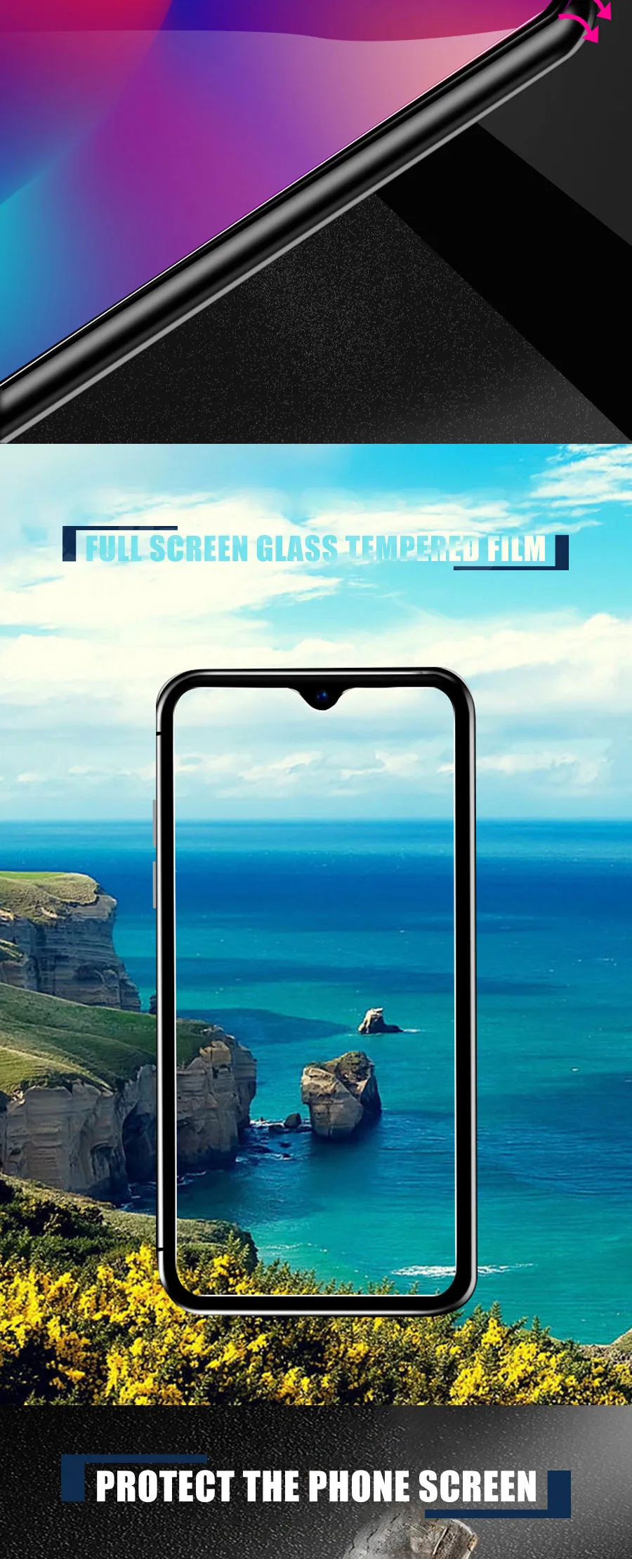 9D защитный Стекло на samsung Galaxy A10 A20 A30 A40 A50 A60 A20E A30S A50S Экран протектор для samsung A70 A80 A90 Стекло