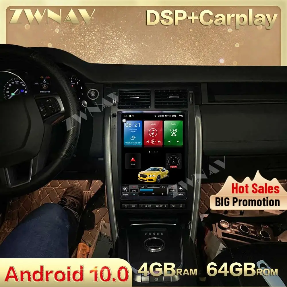 

4G WIFI Tesa- Style big screen Android 10 Car multimedia player For Land Rover Freelander 2015-2019 navi radio stereo head unit