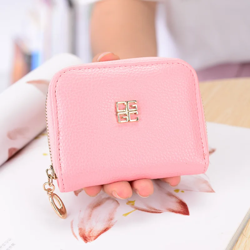 

2019 Summer New Style Women's Zipper Wallet Korean-style Fashion Embossed Leather xiao qian jia Purse