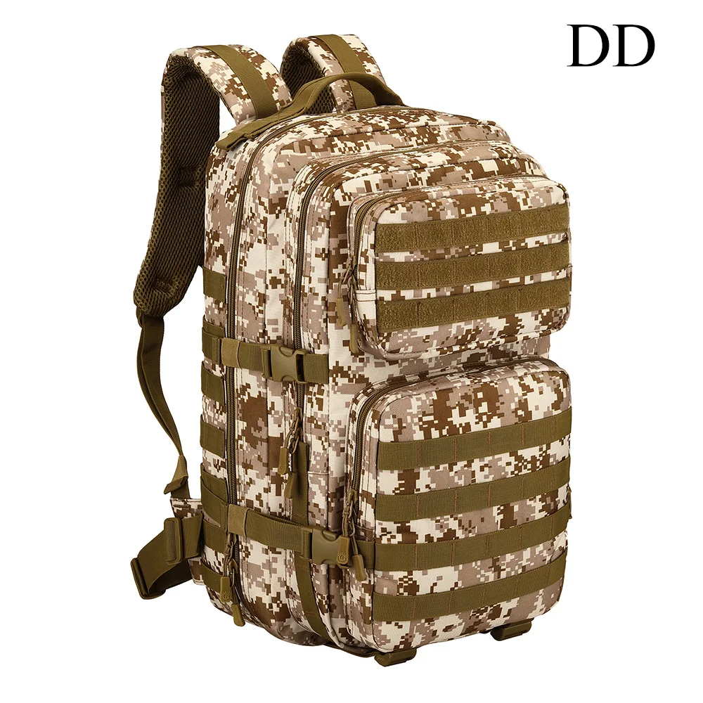 45L большой емкости мужские армейские тактические рюкзаки военные штурмовые сумки для спорта на открытом воздухе Molle пакет для треккинга кемпинга охоты сумка - Цвет: DD