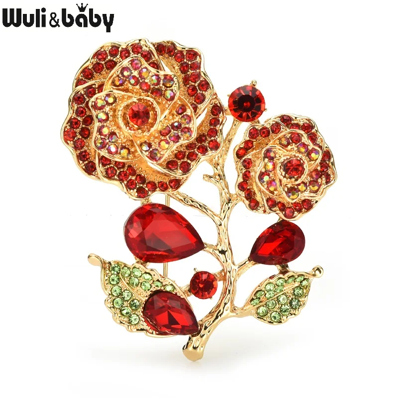 Женская Классическая Брошь В Виде Цветка Wuli &amp baby | Украшения и аксессуары