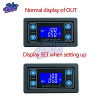 1Hz-150KHz LCD Digital Display PWM Signal Generator 1-Channel PWM Pulse Frequency Duty Cycle Adjustable Square Wave Generator 2